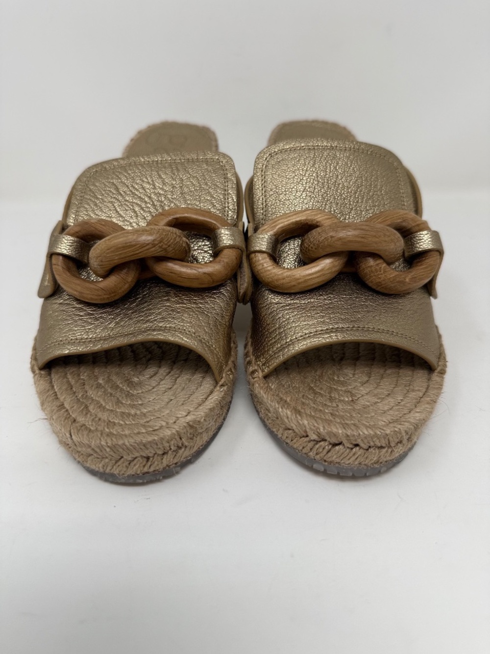 New Pedro Garcia Oliveta Wedge Sandal Nugget Petitgrain Sz 7 - Picture 10 of 15